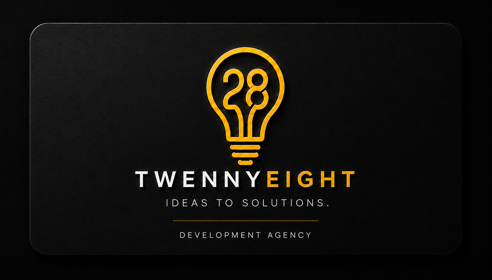 TwennyEight development agency — Ideas to Solutions